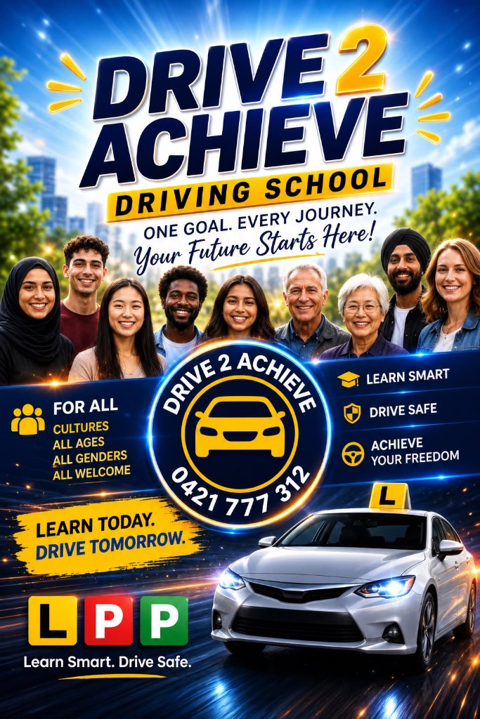 Drive2Achieve Driving School — One Goal. Every Journey.