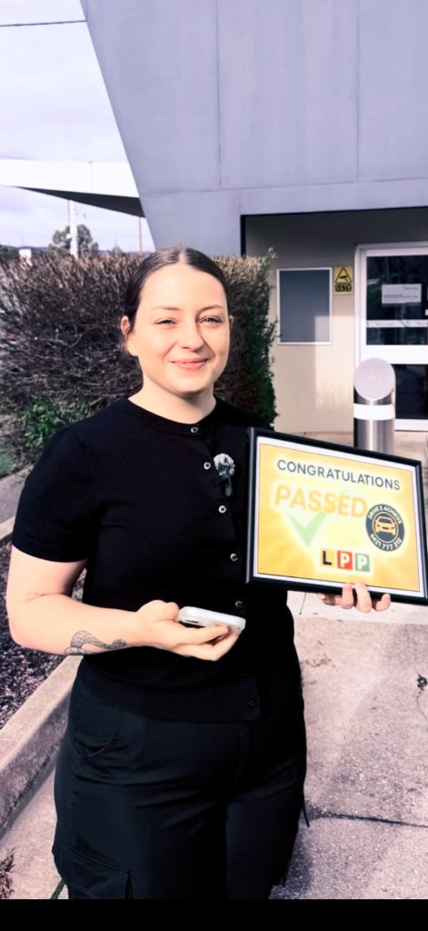 Gemma passed with Drive2Achieve