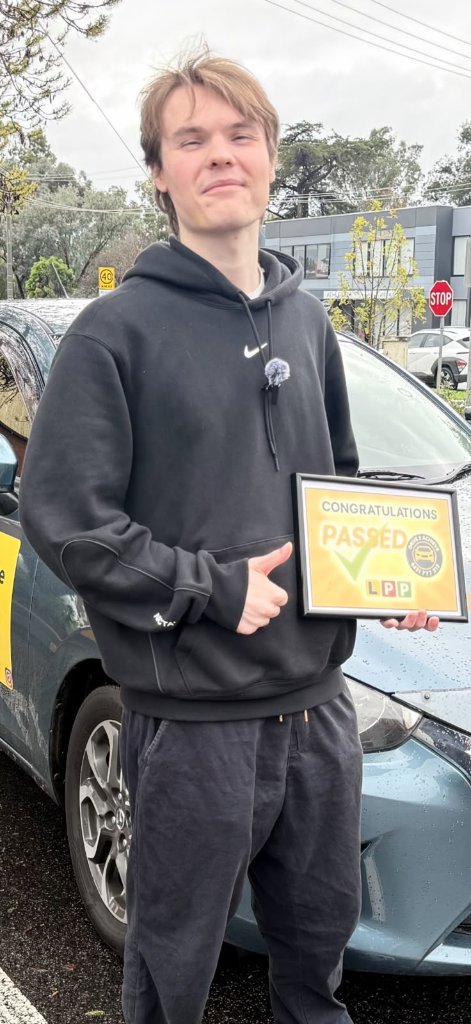 Kade passed with Drive2Achieve